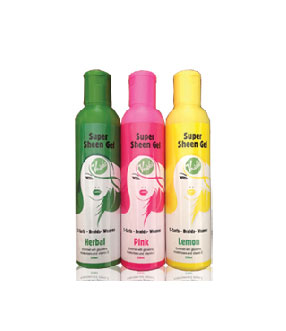 Vaida's hair spray oil sheen and detangling comb out hair conditioner